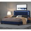 LUMINA-78'' BED-BLUE