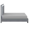 LUMINA-78'' BED-GREY