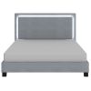 LUMINA-78'' BED-GREY