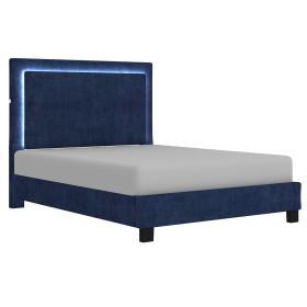 LUMINA-60'' PLATFORM BED-BLUE