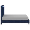 LUMINA-60'' PLATFORM BED-BLUE