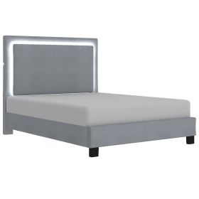 LUMINA-60'' PLATFORM BED-GREY