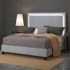 LUMINA-60'' PLATFORM BED-GREY