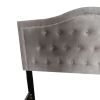 PIXIE-60'' BED-LIGHT GREY