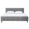 HANNAH-78'' BED-LIGHT GREY