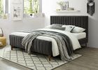 HANNAH-60'' PLATFORM BED-CHARCOAL