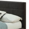 EMILIO-78'' BED-CHARCOAL