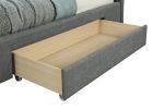 EMILIO-78'' BED-LIGHT GREY