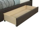 EMILIO-60'' PLATFORM BED-CHARCOAL