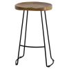 Franklin Hardwood Shaped Barstool