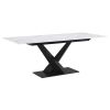 JULIUS-EXTENSION DINING TABLE-WHITE