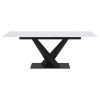 JULIUS-EXTENSION DINING TABLE-WHITE