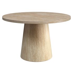 GODIVA-DINING TABLE-IVORY STONE