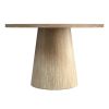 GODIVA-DINING TABLE-IVORY STONE