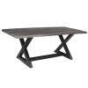 ZAX-DINING TABLE-DISTRESSED GREY