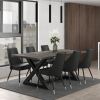 ZAX-DINING TABLE-DISTRESSED GREY