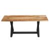 ZAX-DINING TABLE-NATURAL/BLACK