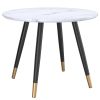 EMERY-ROUND DINING TABLE-WHITE