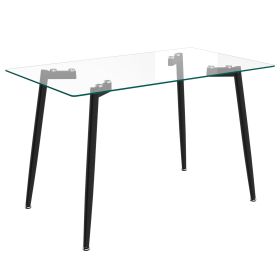 ABBOT-DINING TABLE-BLACK