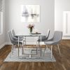 EROS-DINING TABLE-SILVER