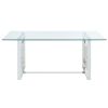 EROS-DINING TABLE-SILVER