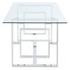 EROS-DINING TABLE-SILVER