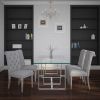 EROS-DINING TABLE-SILVER