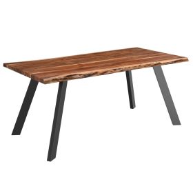 VIRAG-DINING TABLE-NATURAL