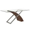 VENETA-DINING TABLE-WALNUT