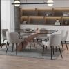 VENETA-DINING TABLE-WALNUT