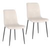 BRIXX-SIDE CHAIR-BEIGE FABRIC