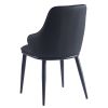 KASH-SIDE CHAIR-BLACK PU