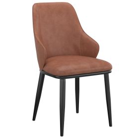 KASH-SIDE CHAIR-SADDLE PU