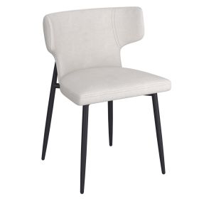 OLIS-SIDE CHAIR FABRIC-BEIGE