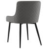 BIANCA-SIDE CHAIR-GREY/BLACK LEG