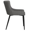 BIANCA-SIDE CHAIR-GREY/BLACK LEG