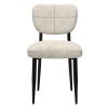 ZEKE-SIDE CHAIR-BEIGE