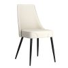 KODA-SIDE CHAIR PU-BEIGE