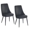 KODA-SIDE CHAIR PU-BLACK