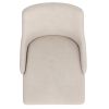 CORA-SIDE CHAIR FABRIC-BEIGE