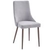 CORA-SIDE CHAIR FABRIC-GREY