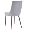 CORA-SIDE CHAIR FABRIC-GREY