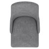 CORA-SIDE CHAIR FABRIC-GREY