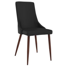 CORA-SIDE CHAIR PU-BLACK