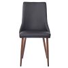 CORA-SIDE CHAIR PU-BLACK