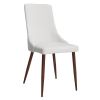 CORA-SIDE CHAIR PU-WHITE