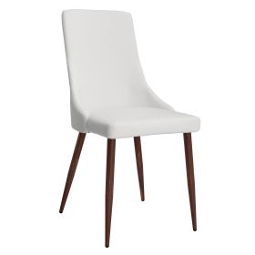 CORA-SIDE CHAIR PU-WHITE