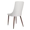 CORA-SIDE CHAIR PU-WHITE