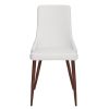 CORA-SIDE CHAIR PU-WHITE