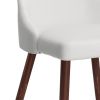 CORA-SIDE CHAIR PU-WHITE